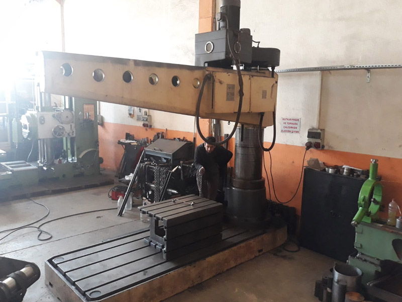 KONYA BORVEK; borvek radyal tarama, borvek tamiri, kramiyer kutu imalatı, kremayer kutu imalatı