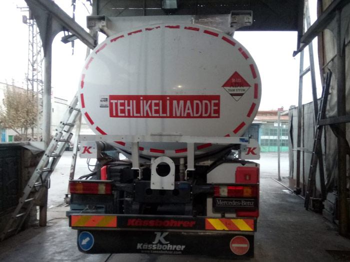 BİRTANK  Konya hasarlı gıda tanker tamiri, ağır hasarlı gıda tanker tamiri, kaskolu gıda tanker tamiri