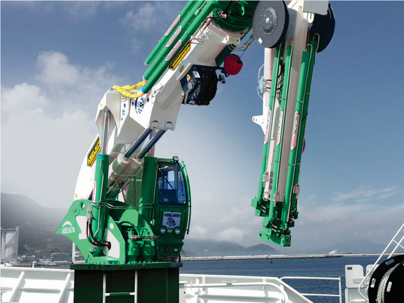 ASELKON marine crane  ship crane port crane manufacturer