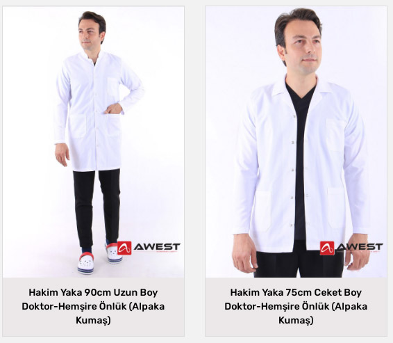 AWEST Doktor Hemşire Forması Doktor Hemşire Ã–nlüğü