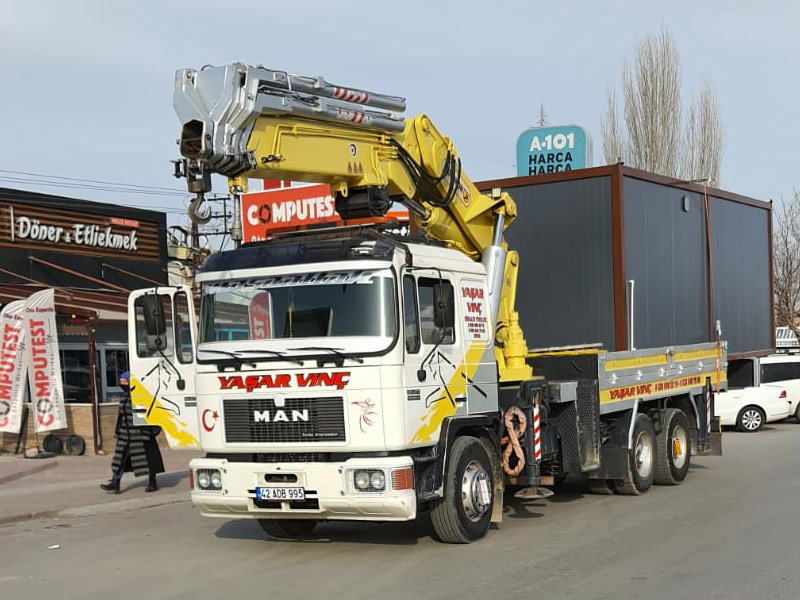 YAŞAR VİNÇ; Konya vinç kiralama, kiralık sepetli vinç, Konya kurtarma, oto kurtarıcı, oto çekici