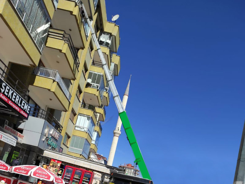 KARAM; Konya asansör kiralama, yük asansörü kiralama, kiralık mobil asansör