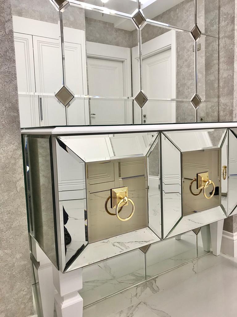 AYNACIZADE Konya aynalı duvar saati, konya aynalı saat, aynalı tv ünitesi, aynalı sehba, aynalı sehba