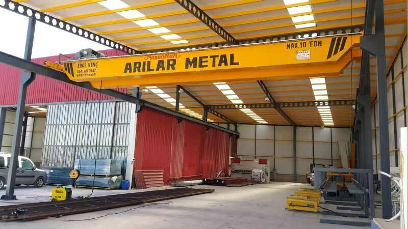 EROL Vinç; Konya yarı portal vinç, zincirli vinç, zincirli caraskal, kedi vinç, atölye vinci, kancalı vinç