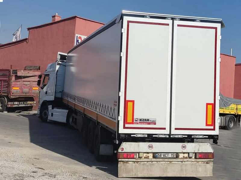 Nizam Kayar çatı perde tenteli dorse imalatı Konya