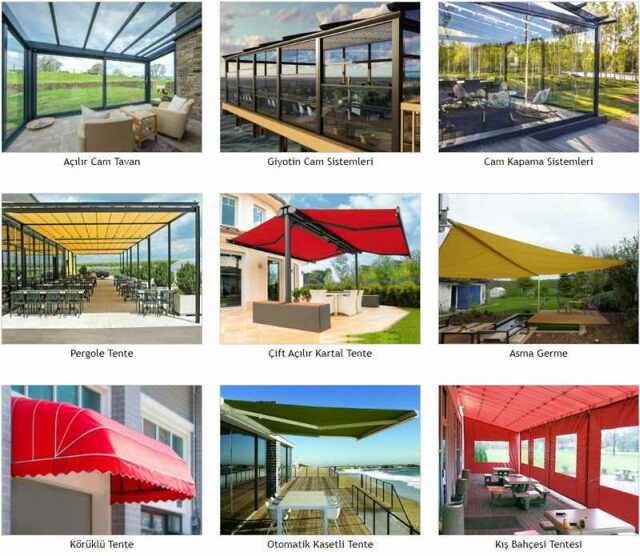 MY VERANDA gemotoriseerde guillotine, winter garden awning, bellows awning, double opening eagle awning
