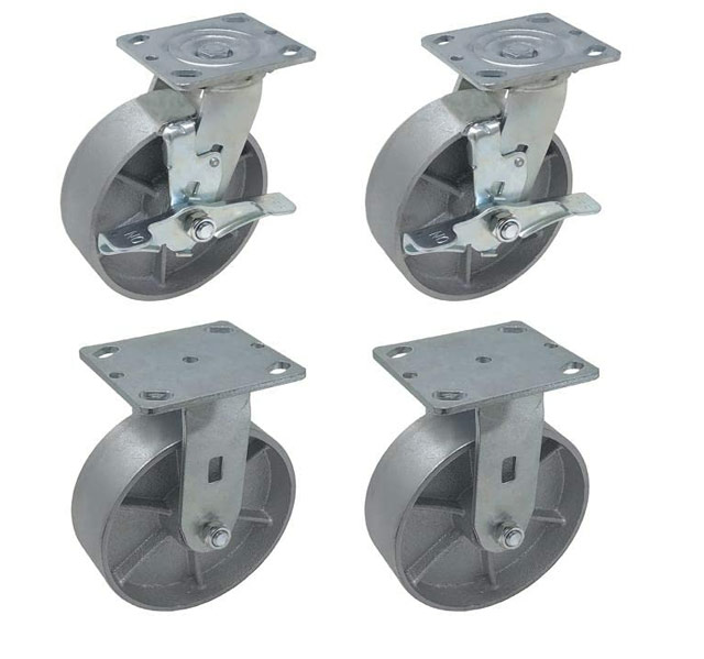 TUYA Konya döküm çiftli hafif yük tekeri, döküm orta ağır yük tekeri, demir metal teker, 