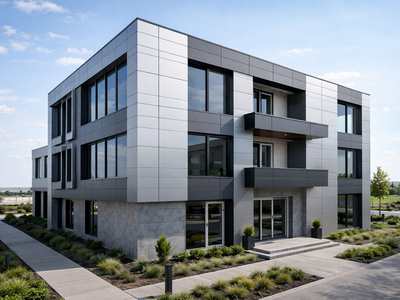 ÖZGÜL Konya cephe giydirme,   Alüminyum cephe kaplama, bina cephe giydirme, 